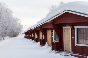 Фото номера Коттедж Дома для отпуска Holiday Village Inari г. Инари 7