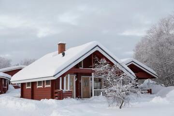 Фото номера Бунгало с сауной (для 4 взрослых) Дома для отпуска Holiday Village Inari г. Инари 3