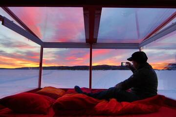 Фото номера Передвижной дом Кемпинги Lake Inari Mobile Cabins г. Инари 9