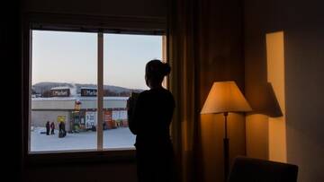 Фото номера Двухместный номер с 2 отдельными кроватями Отель Hotel Inari г. Инари 32