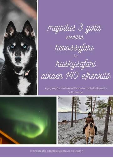 Фотографии Гостевой дом Villa Lanca- Huskies & Horses г. Инари (Финляндия) №1 Фото Гостевой дом Villa Lanca- Huskies & Horses г. Инари 1