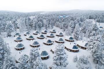 Фото номера Коттедж Aurora Отель Wilderness Hotel Inari &amp; Igloos г. Инари 7