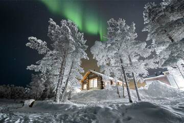 Фото номера Деревянный коттедж Отель Wilderness Hotel Inari &amp; Igloos г. Инари 3